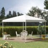 DSVIMOY 13'*13' Pop Up Canopy Tent, Outdoor Instant Gazebo Sun Shade Shelter for Catering, Wedding, White, 157.2"*157.2"*124.8" - 4 of 4