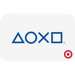 Target GiftCard with PlayStation Logo
