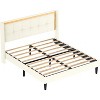 coucheta Queen Size Bed Frame Upholstered Platform with Headboard and Strong Wooden Slats,Non-Slip and Noise-Free,No Box Spring Needed, Easy Assembly - 4 of 4