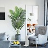 Artificial Areca Palm Plant, 5.5FT Faux Palm Tree Plant in Pot, Plant Tropical Tree for Home Decor Indoor Outdoor Living Room Bedroom - 2 of 4