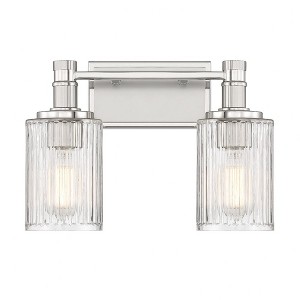 Savoy House Concord 2 - Light Vanity in  Silver/Polished Nickel - 1 of 1