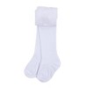 Leveret Girls Neutral Solid Color Cable Knit Tights - 2 of 3