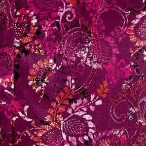 deep claret batik
