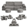 15-Piece Modular Kids Play Couch, Convertible Toddler Sofa Set, Multifunctional Playroom & Nursery Furniture - 2 of 4