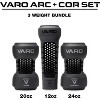Varo Baseball Training Bat Weight Set - 12 Oz, 20 Oz, 24 Oz - Improve Swing Speed, Strength & Mechanics - 2 of 4