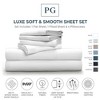 Luxe Soft & Smooth 100% Tencel 6-piece Sheet Set - 2 of 4