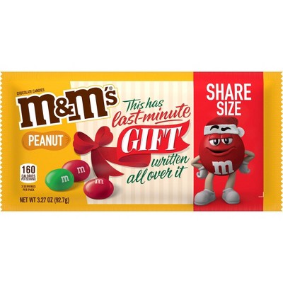 M&M's Holiday Peanut Candies Share Size - 3.27oz