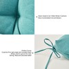 ARTPLAN Seat/Back Outdoor Chair Cushion,Set of 4 Patio Chair Cushion with Tie,Tufted Replacement for Patio Furniture,40x20x4 Inches,4 Count - 3 of 4