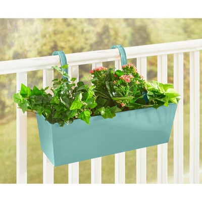 BrylaneHome Rectangular Hanging Planter