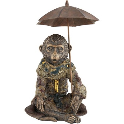 Kensington Hill Tropical Monkey 9 3/4" High Bronze Sculpture