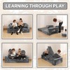 Contour Comfort Kids Couch 14 PC Modular Kids Play Set – Convertible Kids Sofa with Soft Foam Sofa Cushions | Kids Fort Couch, Kid Play Room Furniture - 4 of 4