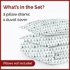 Luxury Soft Premium Christmas Duvet Cover Set - Zipper Closure & Matching Pillow Shams - CGK Linens - 2 of 4