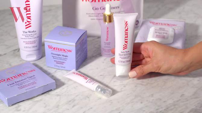 Womaness Let&#39;s Neck Serum Roller with Hyaluronic Acid &#38; Pepha-Tight Menopause Skincare - 1.7 fl oz, 2 of 18, play video