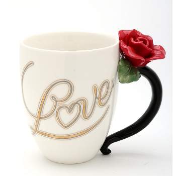 Kevins Gift Shoppe Ceramic Red Rose Mug