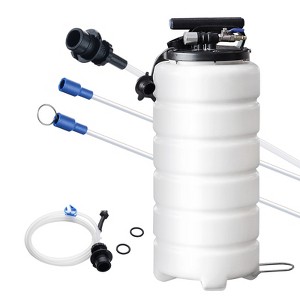 VEVOR Fluid Extractor, 4 Gallons (15 Liters), Pneumatic/Manual Oil Changer Vacuum Fluid Extractor with Dipstick and Suction Hose - 1 of 4