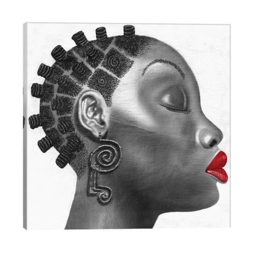 26" x 26" Nubian Girl by Fred Odle Unframed Wall Canvas Print - iCanvas