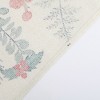 Unique Bargains Table Runner Rectangular Winter Christmas Pattern 13 Linen Colorful 1 Pc - 2 of 3