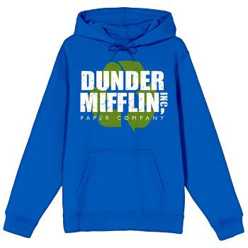 The Office Dunder Mifflin Inc Paper Company Adult Royal Blue Hoodie