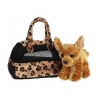 Aurora Fancy Pals 8" Chihuahua Pet Carrier Brown Stuffed Animal - 4 of 4