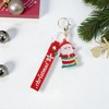 Unique Bargains Christmas Keychain with Double Ring and Lobster Clasp Alloy 2.76" - 4 of 4