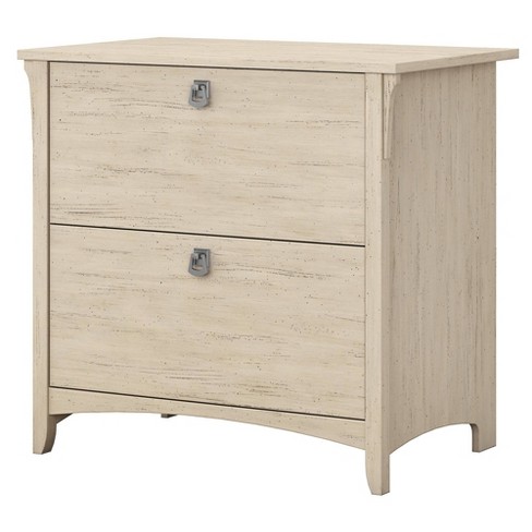 Two Drawer Filing Cabinet Antique White - Buylateral : Target