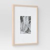 Wood Matted Wall Frame Midtone Woodgrain - Threshold™ : Target