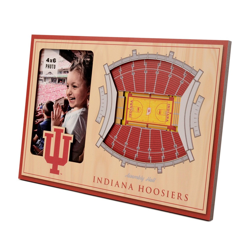 Photos - Photo Frame / Album 4" x 6" NCAA Indiana Hoosiers 3D StadiumViews Picture Frame