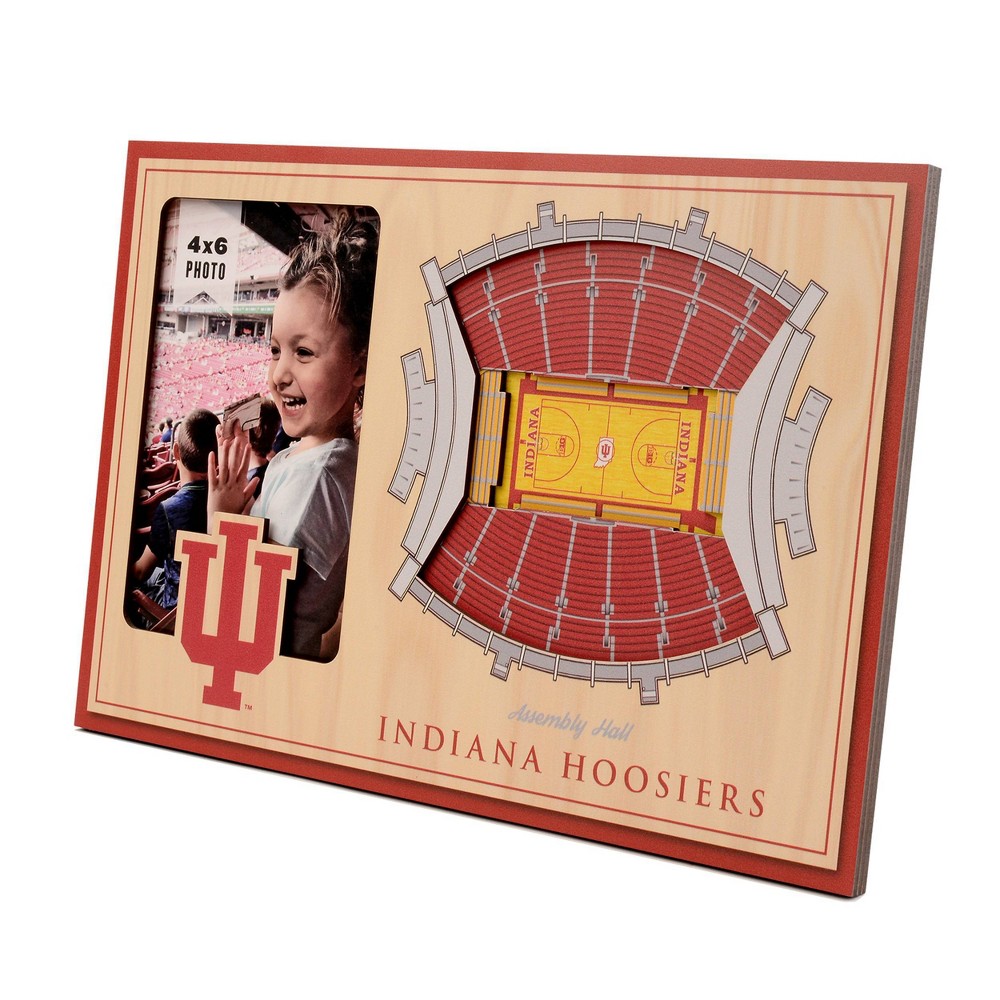 4" x 6" NCAA Indiana Hoosiers 3D StadiumViews Picture Frame