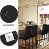 PiccoCasa Waterproof PU Leather Pub Counter Height Side Chair Covers with Elastic Band - 3 of 4