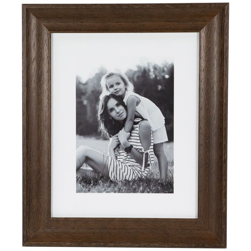 Northlight Wooden Picture Frames for 8" x 10" Photo - Dark Brown - Set of 2, 3 of 9