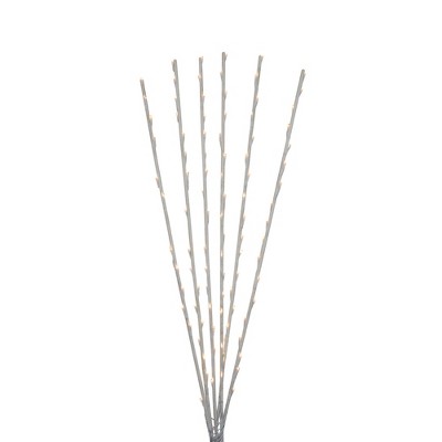 Northlight Set of 6 Prelit LED Artificial Branch Spray 6' - Warm White Lights