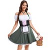 Womens Off Shoulder Halter Costumes for Traditional Carnival Halloween 1 Piece Party Dress - 4 of 4