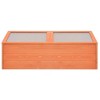 vidaXL Greenhouse Wood 39.4"x19.7"x13.4" - 2 of 4