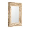 HomeRoots 39" Natural Distressed Wood Framed Accent Mirror - 4 of 4