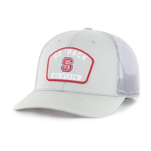 NCAA NC State Wolfpack Trucker Hard Mesh Snapback Hat - Gray - 1 of 2