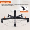GlasFlength Task and Office Chairs Adjustable Office Chair Ergonomic Swivel Chair Computer Arm Chair for Long Sitting, Orange, 25.2"*25.2"*36.6" - 4 of 4