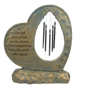 17.25 In Pet Memorial Windchime Bereavement Sympathy Companion Bells And Wind Chimes - 1 of 3