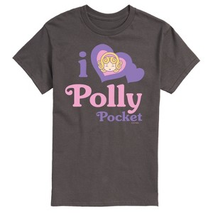 Men's - Polly Pocket - I Love Polly Pocket Short Sleeve Graphic T-Shirt - 1 of 4