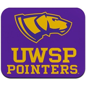 University of Wisconsin-Stevens Point Pointers Logo Low Profile Thin Mouse Pad Mousepad - 1 of 2