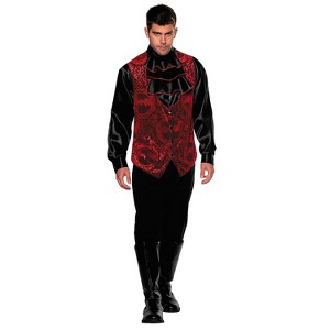 Morris Costumes Mens The Count Vampire Costume Costume - 1 of 2