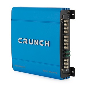 Crunch PowerDriveX 1000 Watt 4 Channel Exclusive Blue A/B Car Stereo Amplifier - 1 of 4