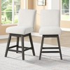 New Classic Furniture,High Line Swivel Counter Chair (Set of 2), White - 2 of 4
