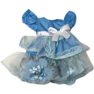 Doll Clothes Superstore Handmade Blue Fancy Dress Compatible With LOL OMG And Rainbow High Fashion Dolls - 1 of 4