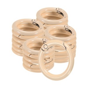 Unique Bargains Metal Spring O Rings Zinc Alloy Durable Multipurpose Lightweight Buckle 5/8 Inch - 1 of 4