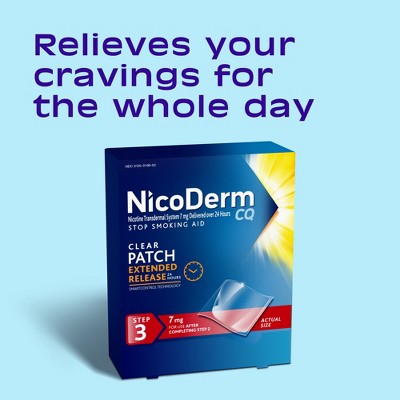 NicoDerm CQ Stop Smoking Aid Clear Patches Step 3 - 14ct_6