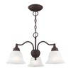 Livex Lighting Essex 3 - Light Chandelier in  Bronze - 4 of 4