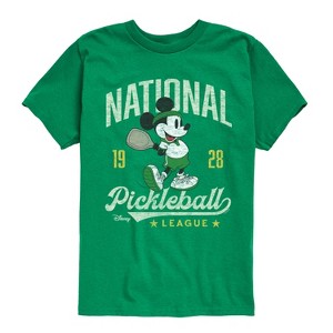 Boys' - Disney - Mickey Pickleball League Short Sleeve Graphic T-Shirt - 1 of 4