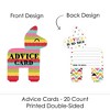 Big Dot of Happiness Let's Fiesta - Pinata Wish Card Fiesta Baby Shower or Bachelorette Party Activities - Shaped Advice Cards Game -Set of 20 - 3 of 4