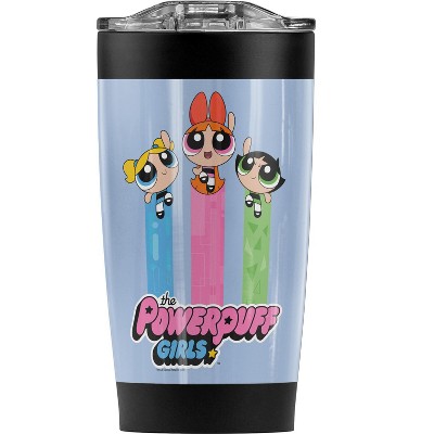 Powerpuff Girls The Girls Fly Steel Tumbler 20oz Coffee Travel Mug