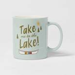 15oz Stoneware Take Me To the Lake Mug - Room Essentials™